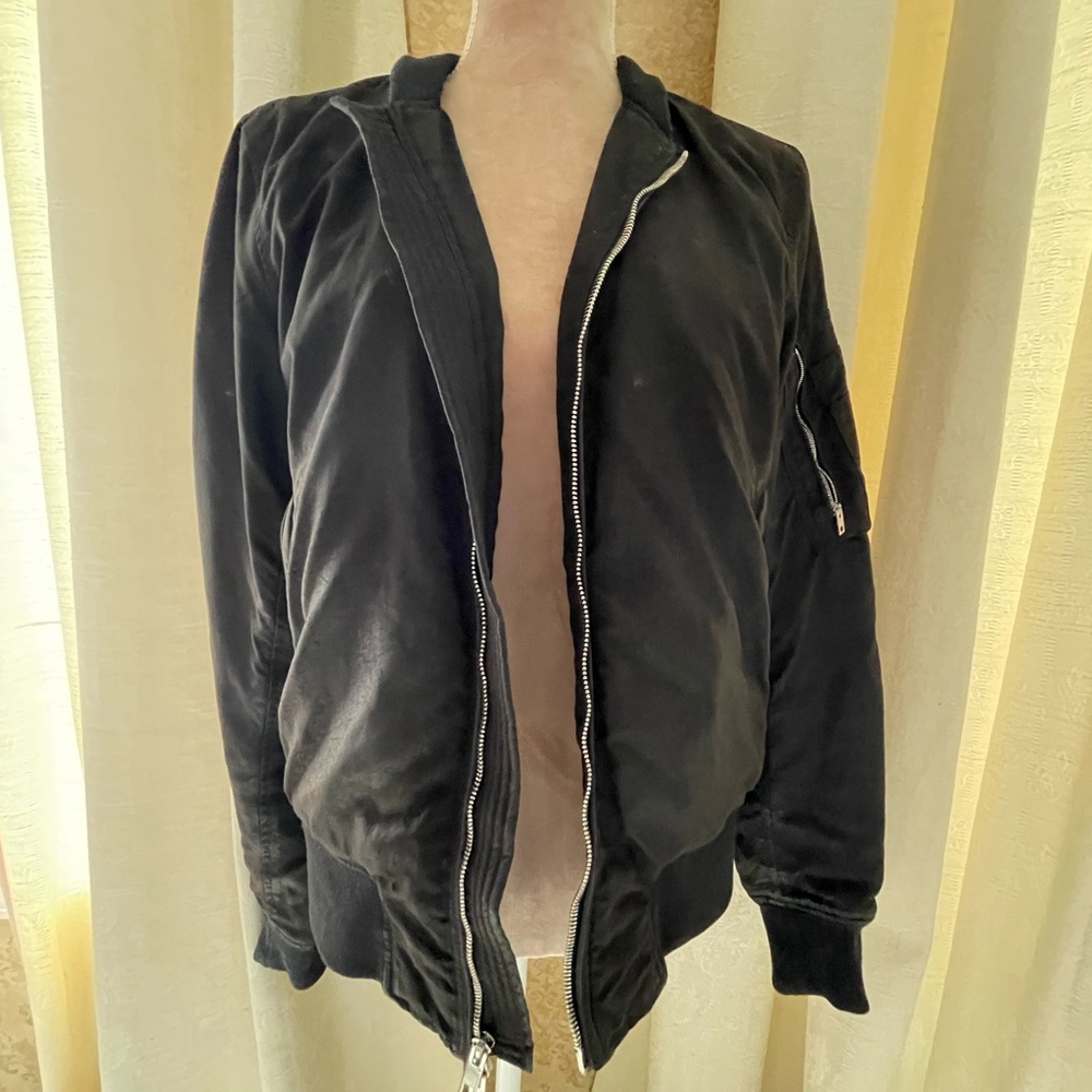 Rag & Bone New York Men’s Bomber Jacket – Black, Size S *LIKE NEW*